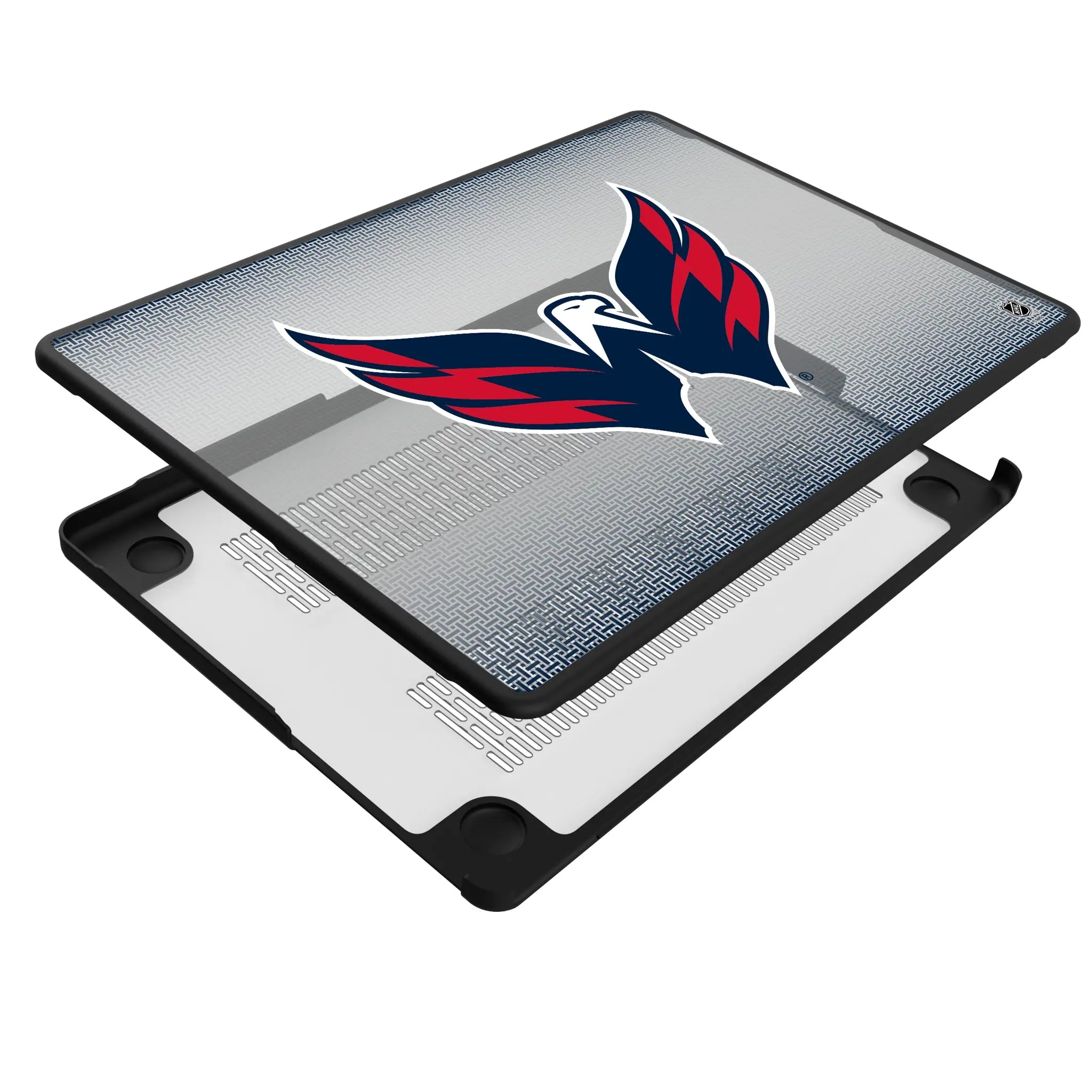 Washington Capitals Linen MacBook Laptop Case for Apple MacBook - Isometric View