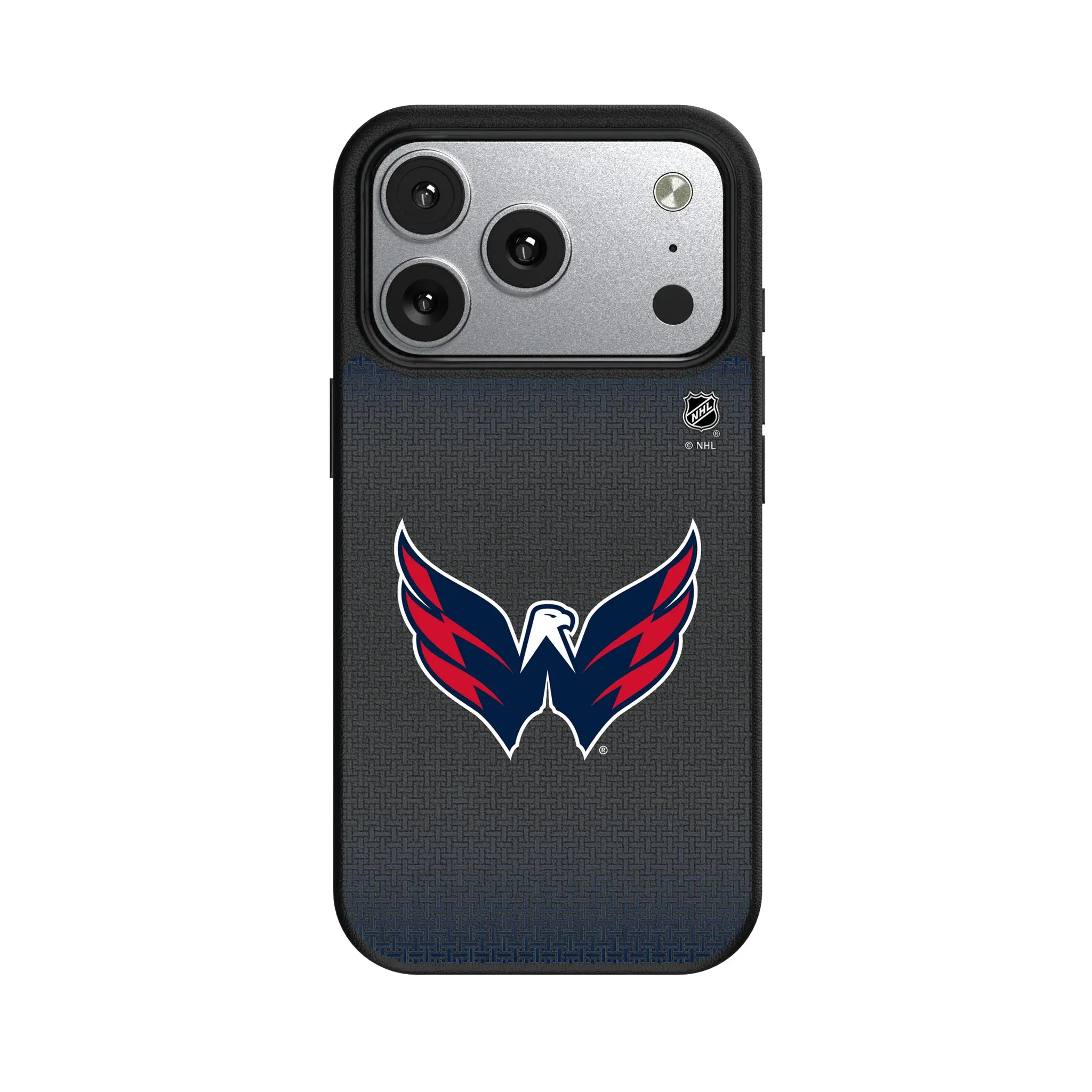 Washington Capitals Linen iPhone MagSafe Compatible Phone Case for Apple iPhone#Device_iPhone 17 Pro