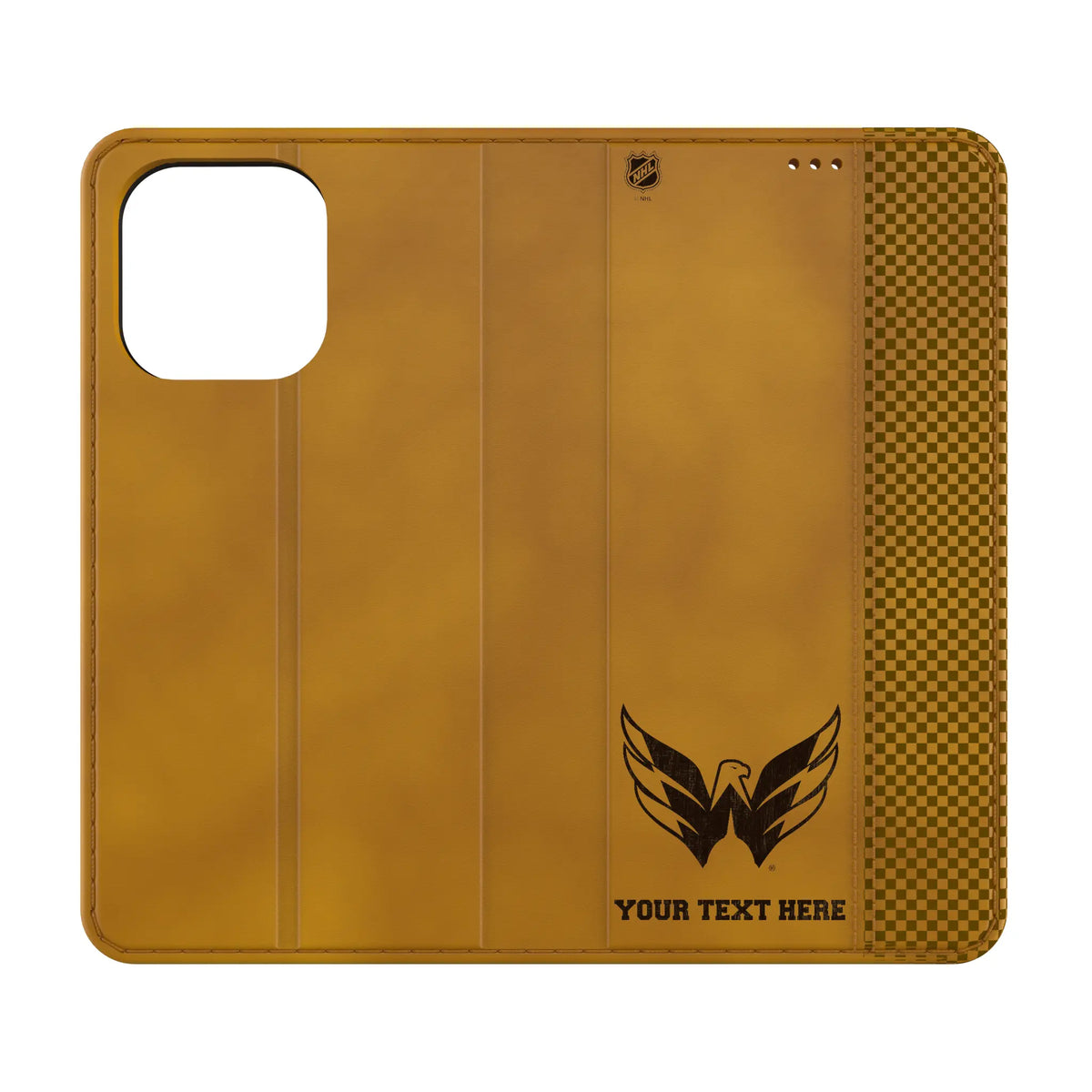 Washington Capitals Personalized Burn iPhone Folio Phone Case for Apple iPhone