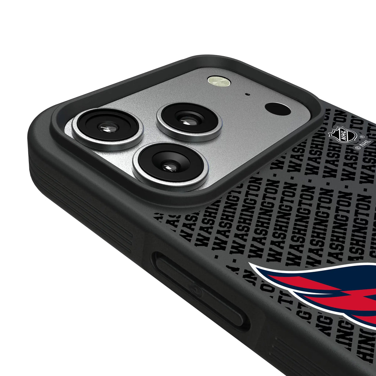 Washington Capitals Personalized EndZone Plus iPhone Bump Phone Case for Apple iPhone - Detail#Device_iPhone 17 Pro