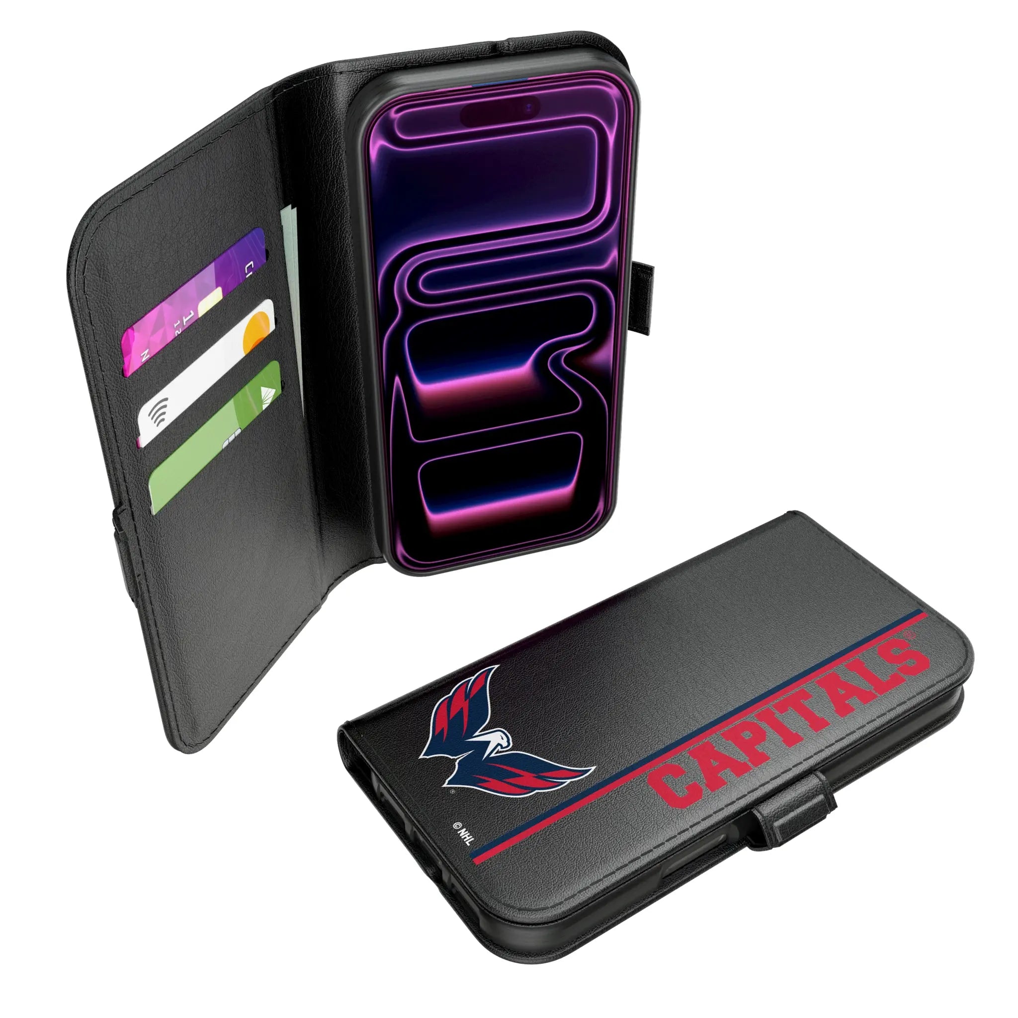 Washington Capitals Sidebar iPhone Folio Phone Case for Apple iPhone#Device_iPhone 17 Pro
