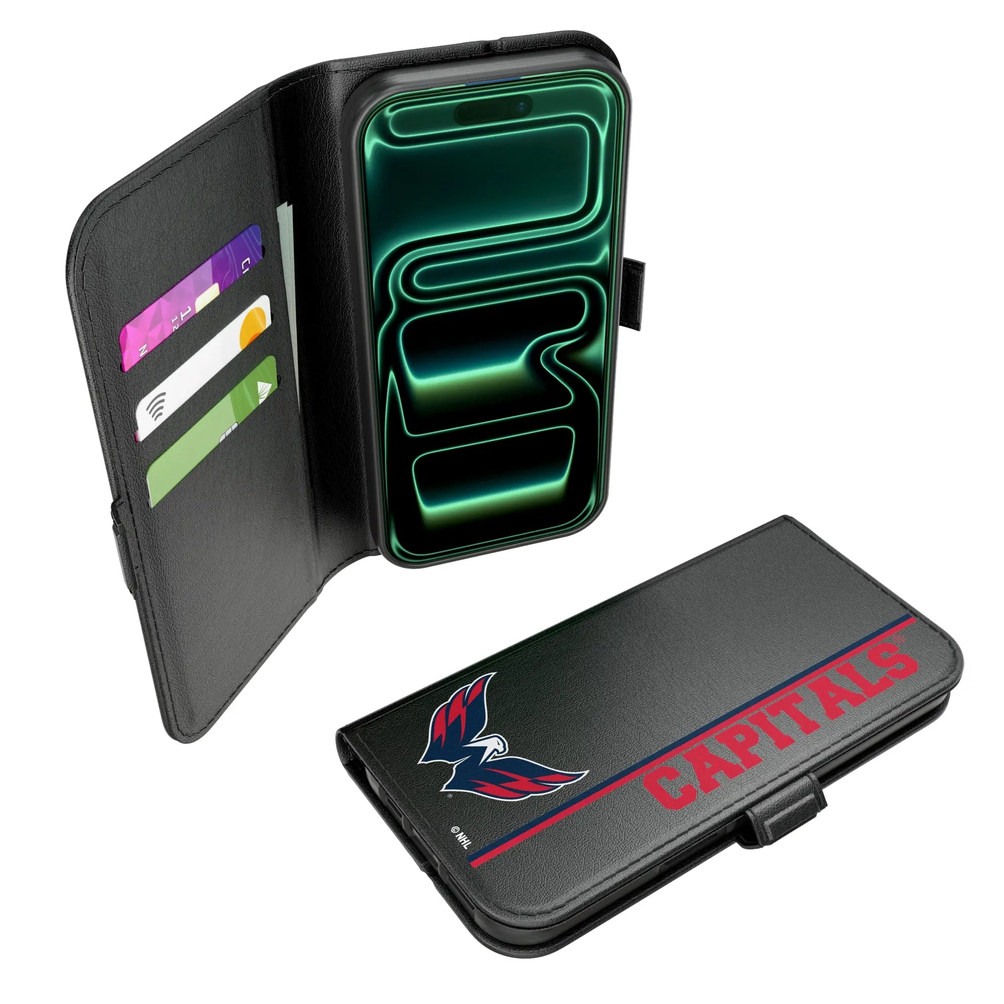 Washington Capitals Sidebar iPhone Folio Phone Case for Apple iPhone#Device_iPhone 17