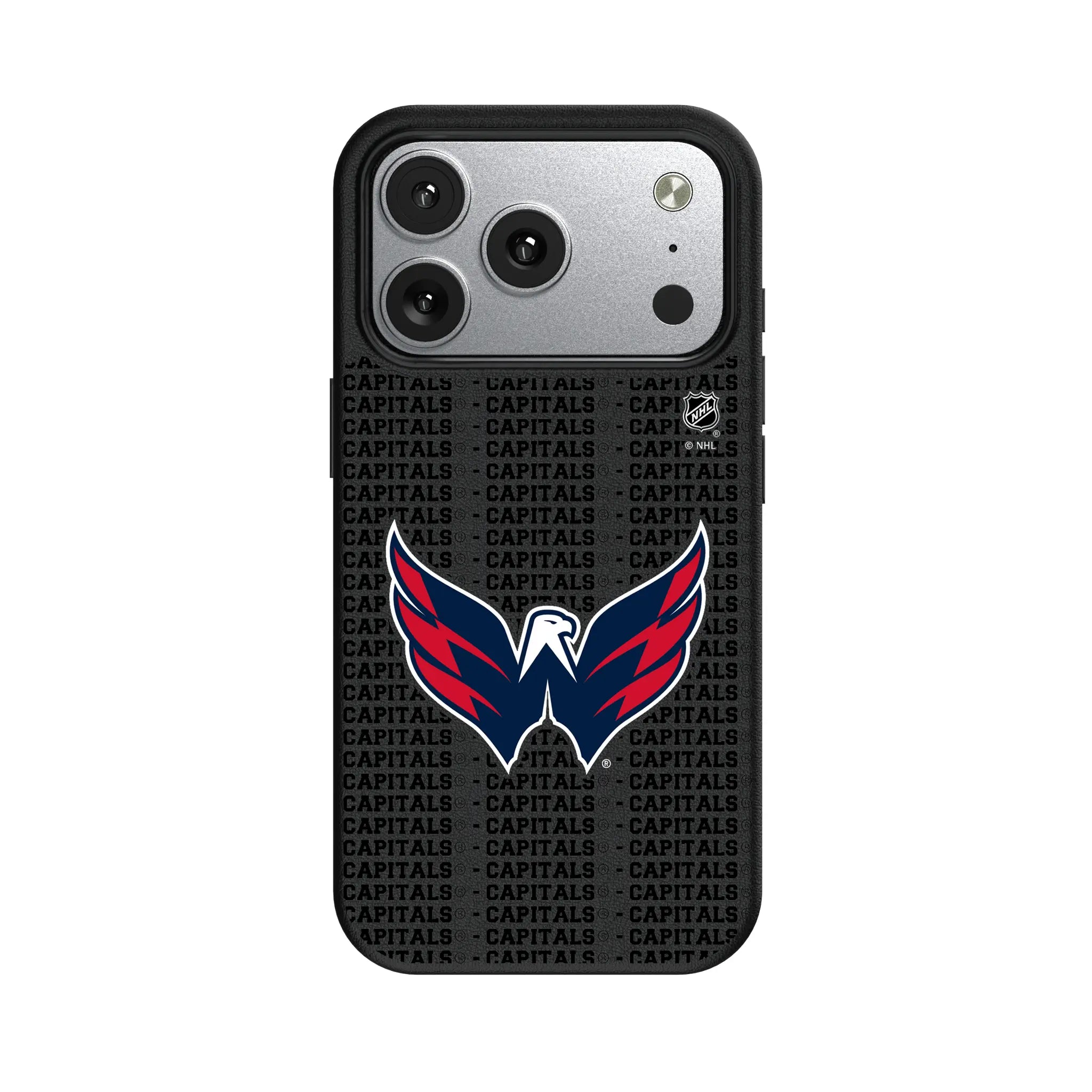 Washington Capitals Text Backdrop iPhone MagSafe Compatible Phone Case for Apple iPhone#Device_iPhone 17 Pro