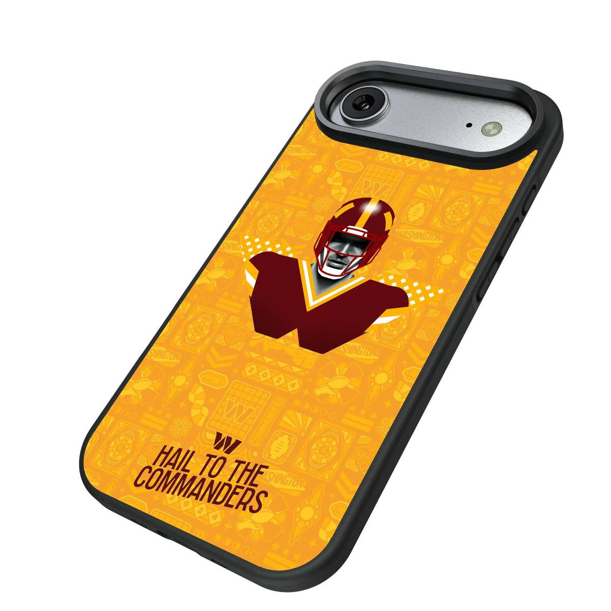 Washington Commanders Deco iPhone Bump Phone Case for Apple iPhone - Isometric View#Device_iPhone Air
