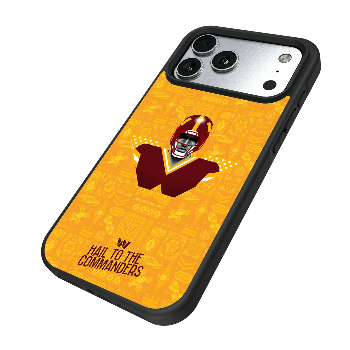 Washington Commanders Deco iPhone Bump Phone Case for Apple iPhone - Isometric View#Device_iPhone 17 Pro Max