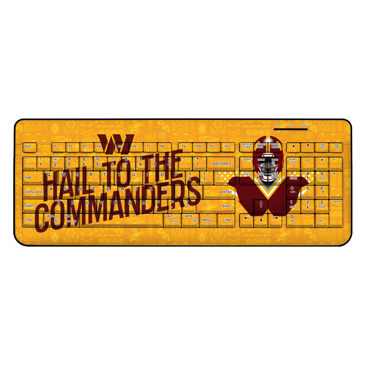 Washington Commanders Deco Wireless USB Keyboard