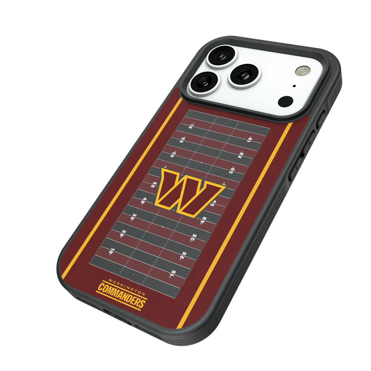Washington Commanders Field iPhone Bump Phone Case for Apple iPhone - Isometric View#Device_iPhone 18 Pro