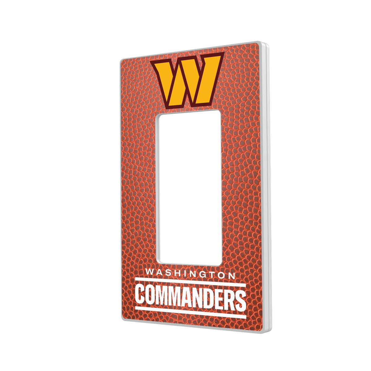 Washington Commanders Football Hidden-Screw Light Switch Plate#Style_Single Rocker