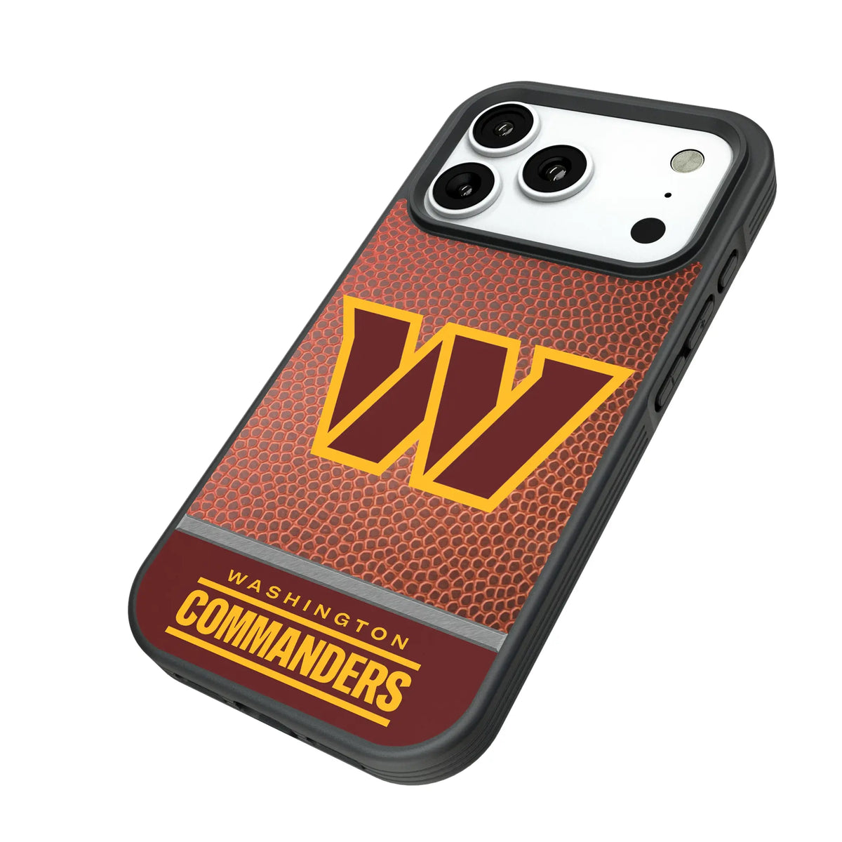 Washington Commanders Football Wordmark iPhone Bump Phone Case for Apple iPhone - Isometric View#Device_iPhone 18 Pro