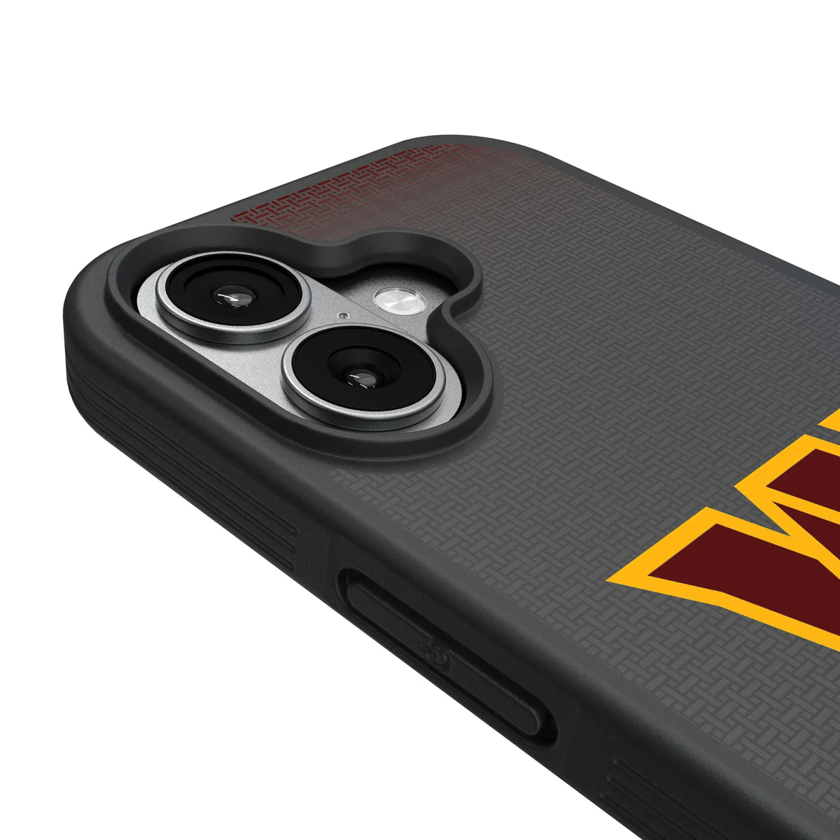 Washington Commanders Linen iPhone Bump Phone Case for Apple iPhone - Detail#Device_iPhone 17