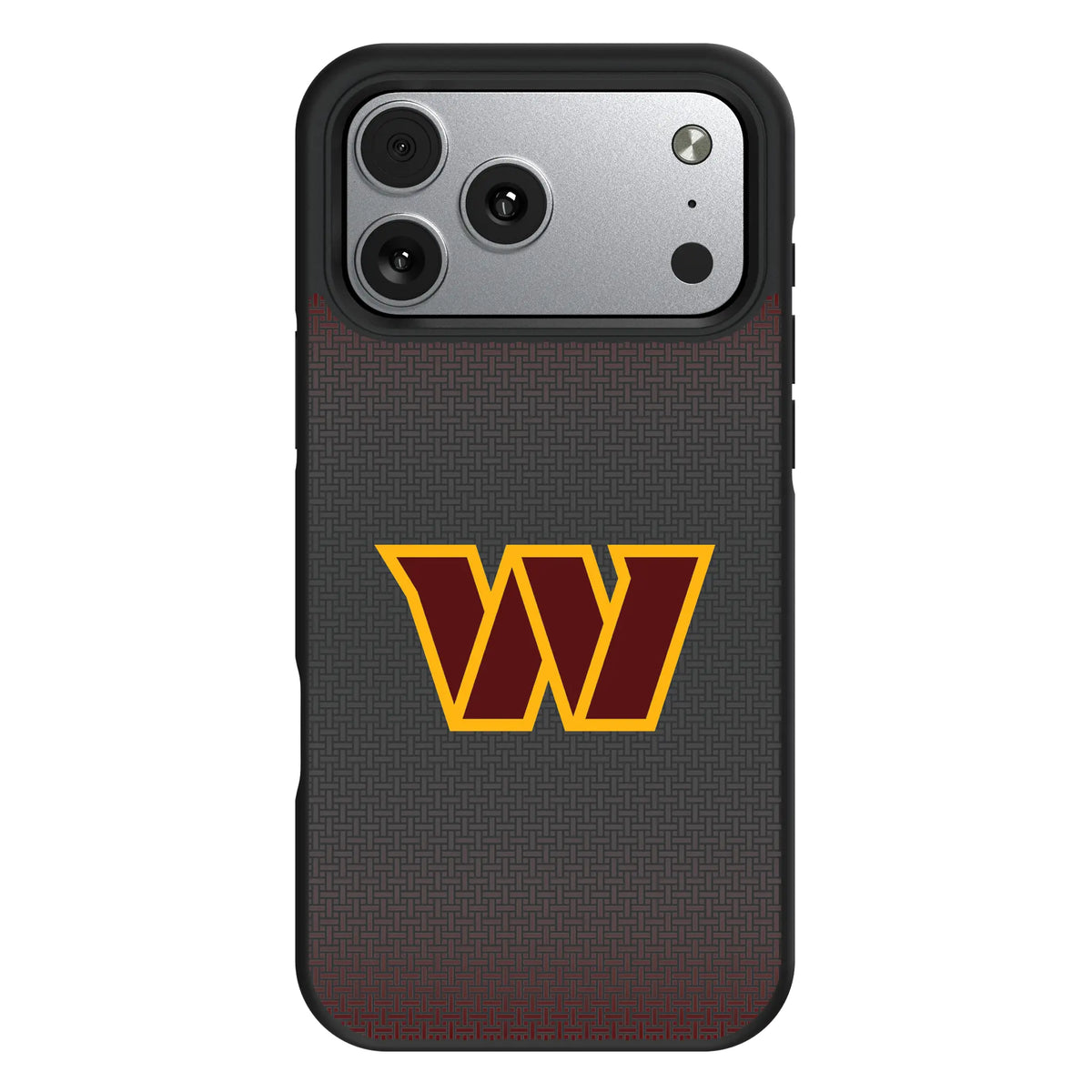 Washington Commanders Linen iPhone Bump Phone Case for Apple iPhone#Device_iPhone 17 Pro Max