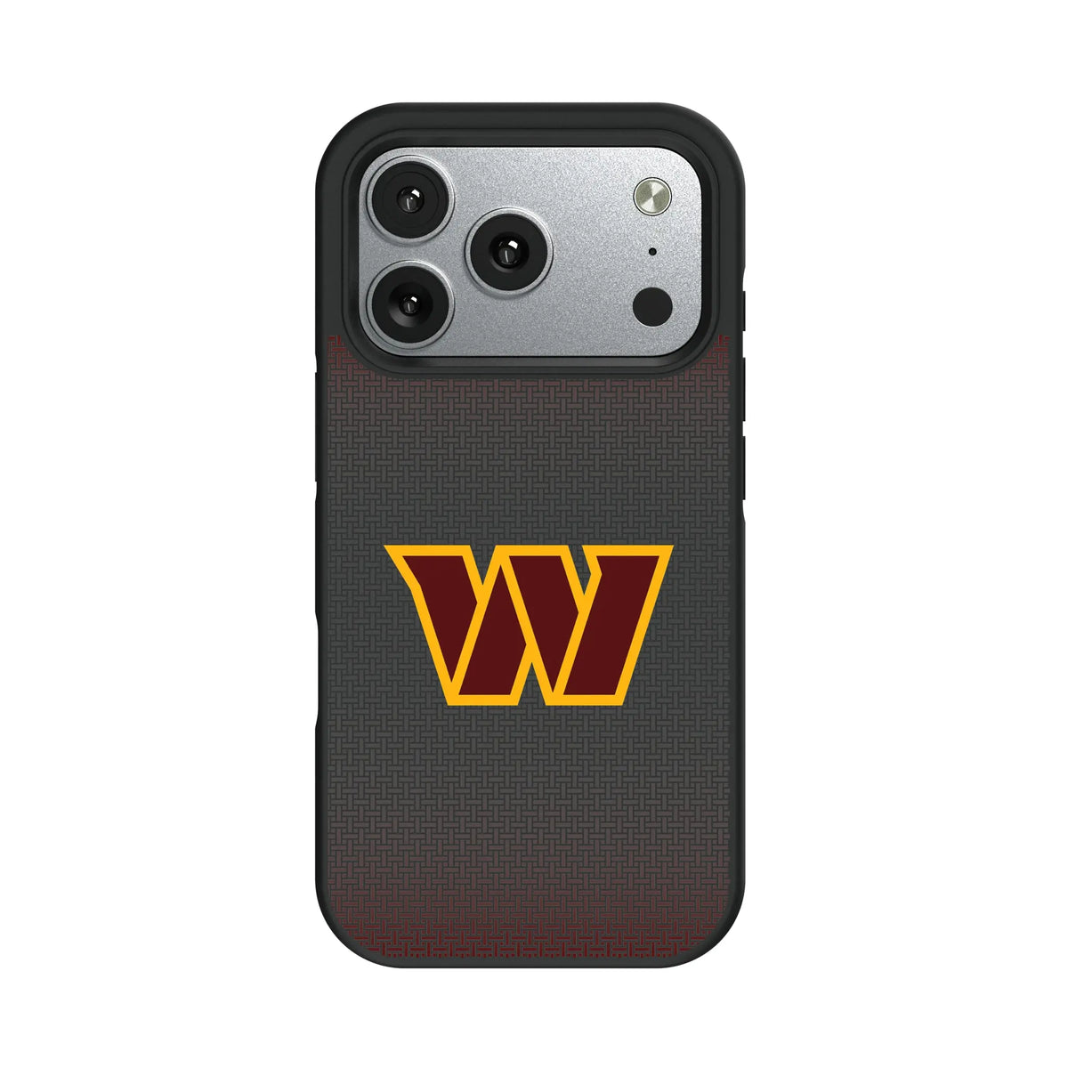 Washington Commanders Linen iPhone Bump Phone Case for Apple iPhone#Device_iPhone 17 Pro