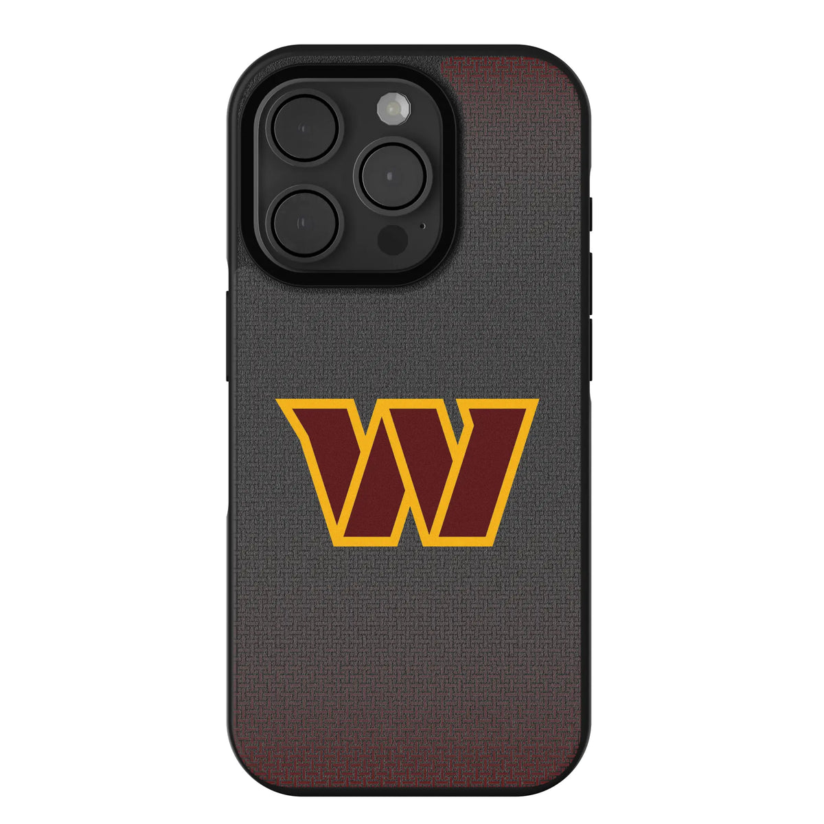 Washington Commanders Linen iPhone Bump Phone Case for Apple iPhone