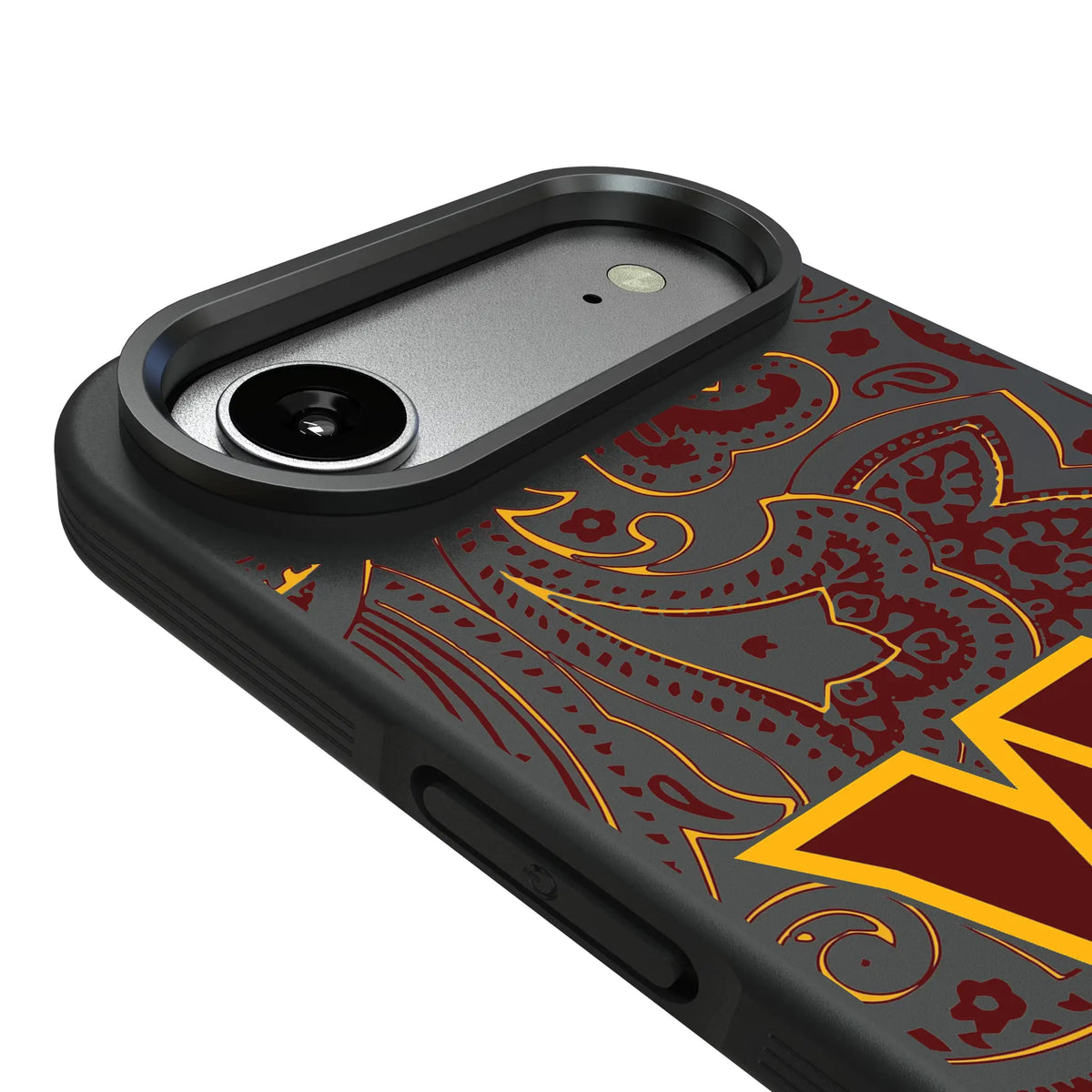 Washington Commanders Paisley iPhone Bump Phone Case for Apple iPhone - Detail#Device_iPhone Air