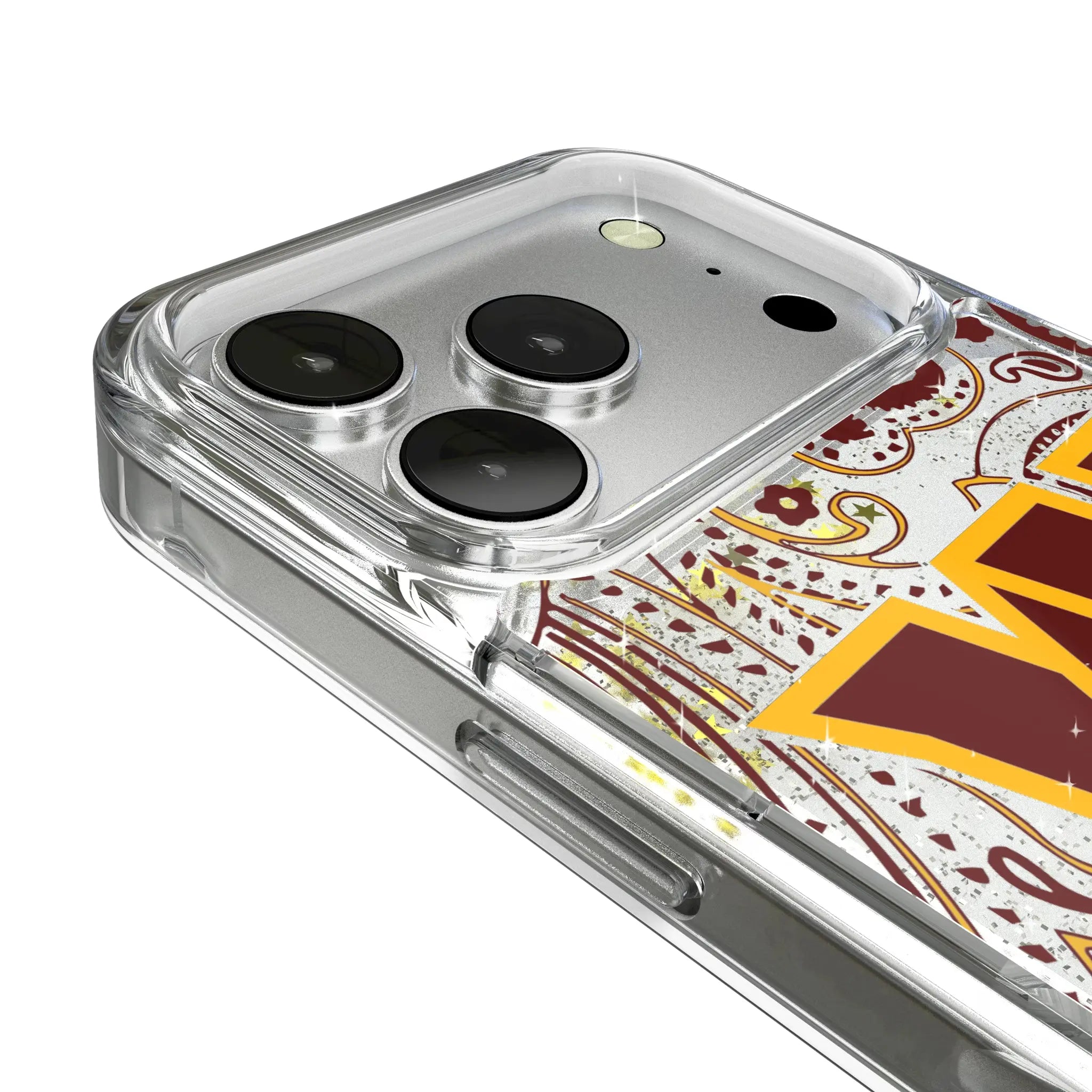 Washington Commanders Paisley iPhone Glitter Phone Case for Apple iPhone - Detail