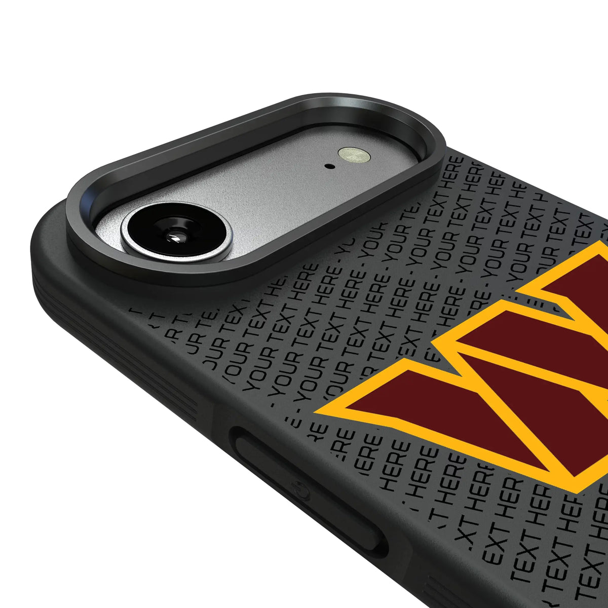 Washington Commanders Personalized EndZone Plus iPhone Bump Phone Case for Apple iPhone - Detail#Device_iPhone Air
