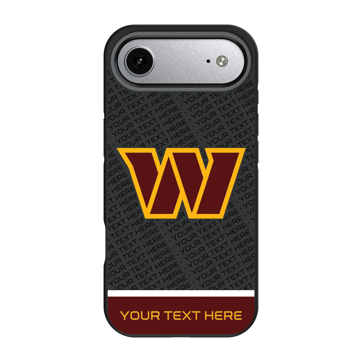 Washington Commanders Personalized EndZone Plus iPhone Bump Phone Case for Apple iPhone#Device_iPhone Air