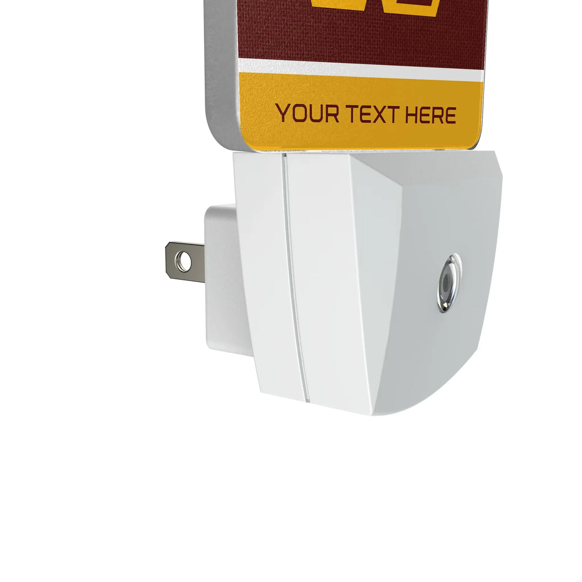 Washington Commanders Personalized Endzone Solid Night Light 2-Pack - Detail