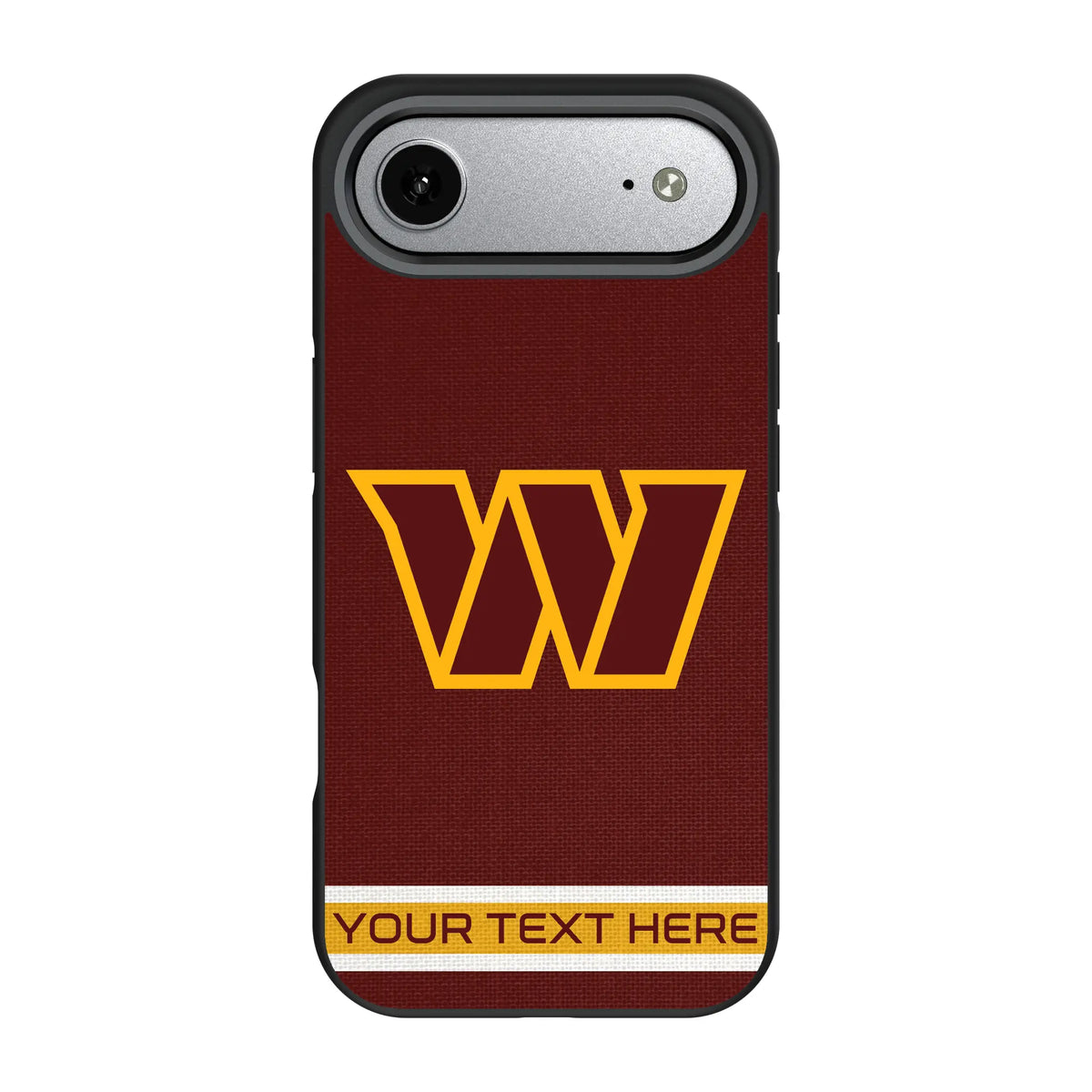 Washington Commanders Personalized Stripe iPhone Bump Phone Case for Apple iPhone#Device_iPhone Air