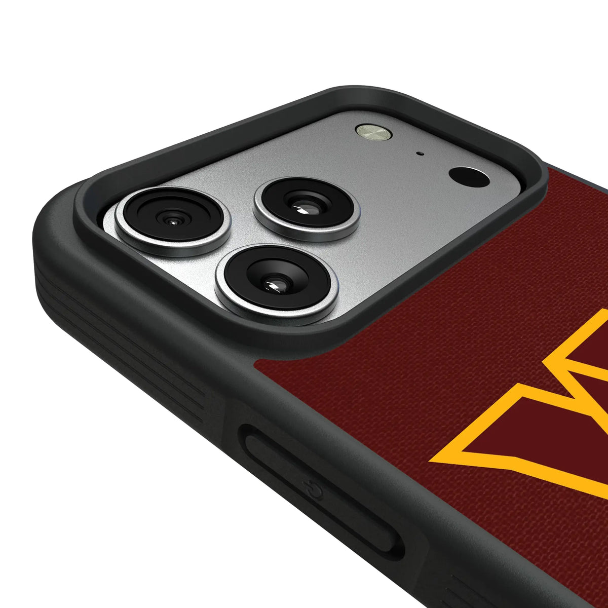 Washington Commanders Personalized Stripe iPhone Bump Phone Case for Apple iPhone - Detail#Device_iPhone 17 Pro Max