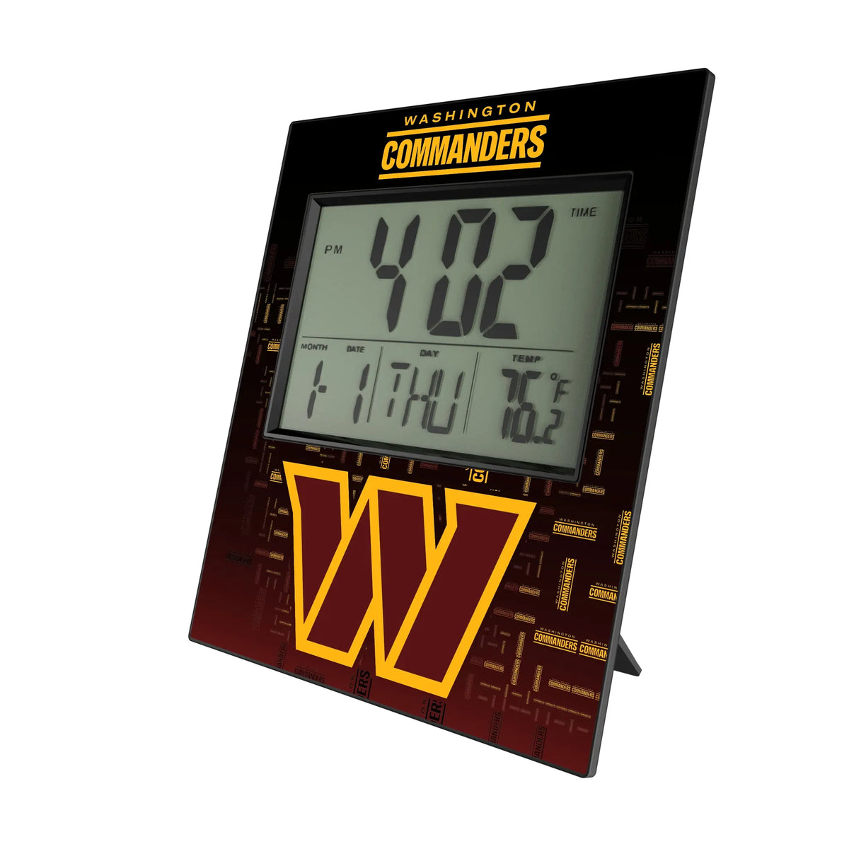 Washington Commanders Quadtile Wall Clock