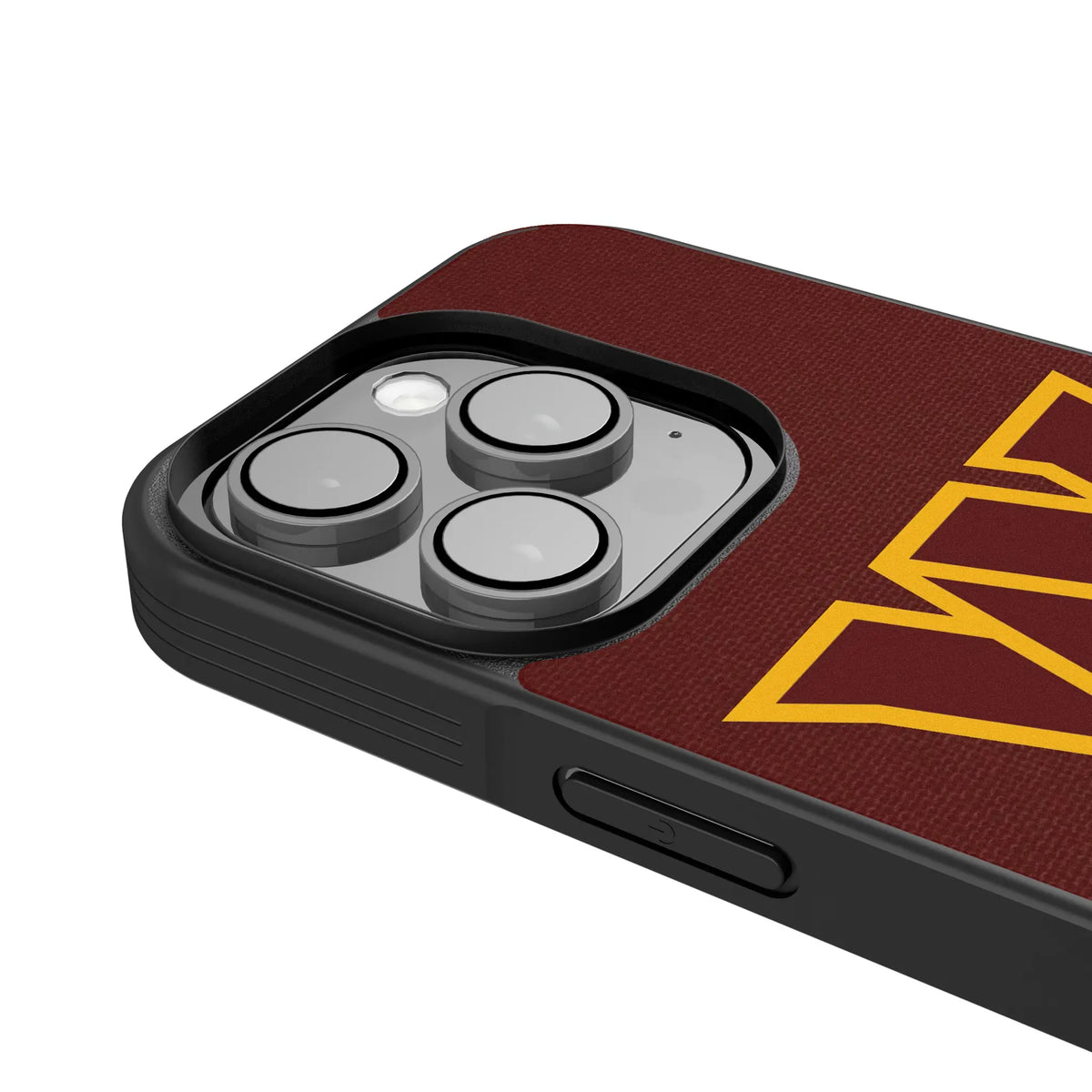 Washington Commanders Stripe iPhone Bump Phone Case for Apple iPhone - Detail