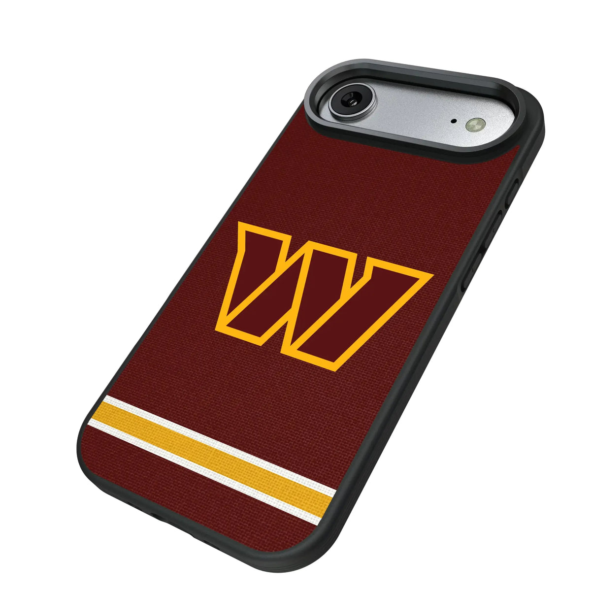 Washington Commanders Stripe iPhone Bump Phone Case for Apple iPhone - Isometric View#Device_iPhone Air