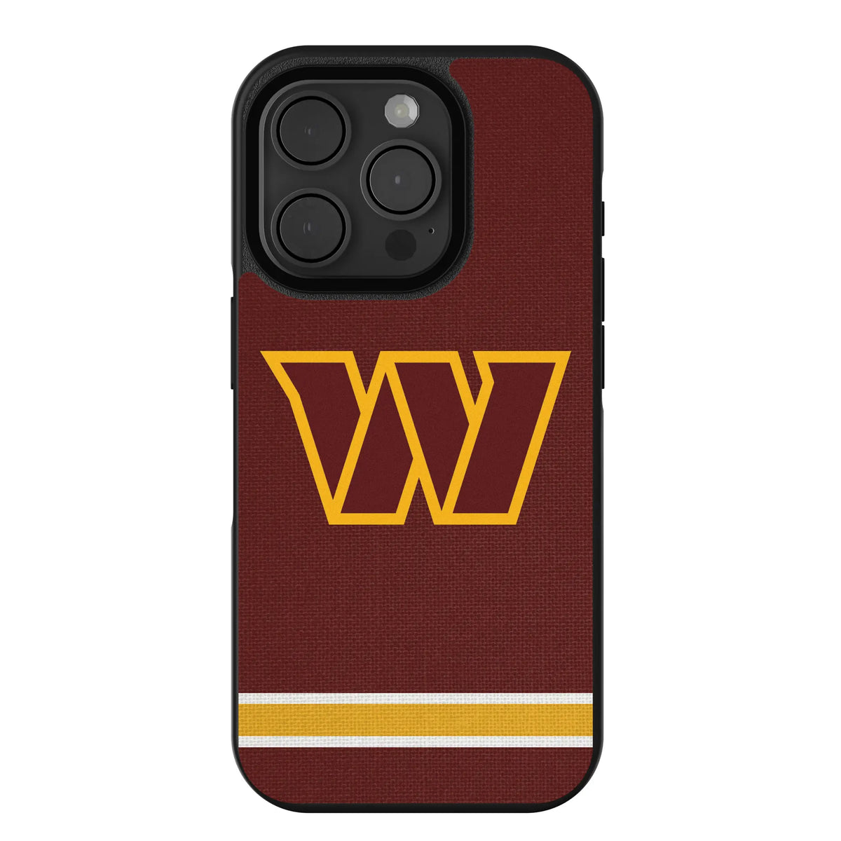 Washington Commanders Stripe iPhone Bump Phone Case for Apple iPhone