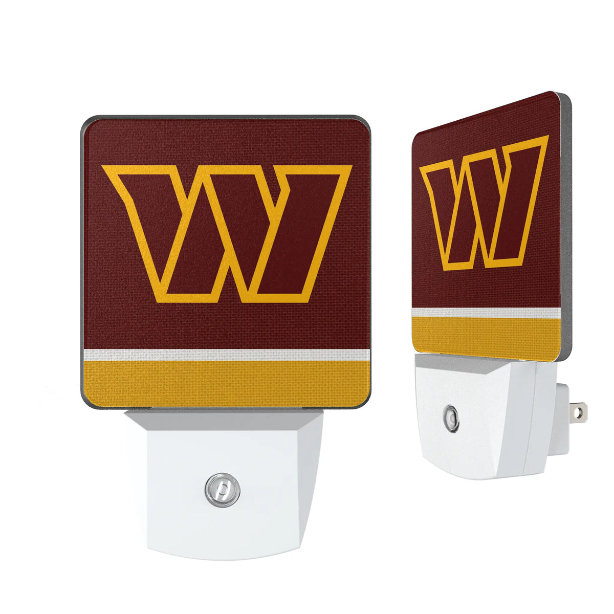 Washington Commanders Stripe Night Light 2-Pack