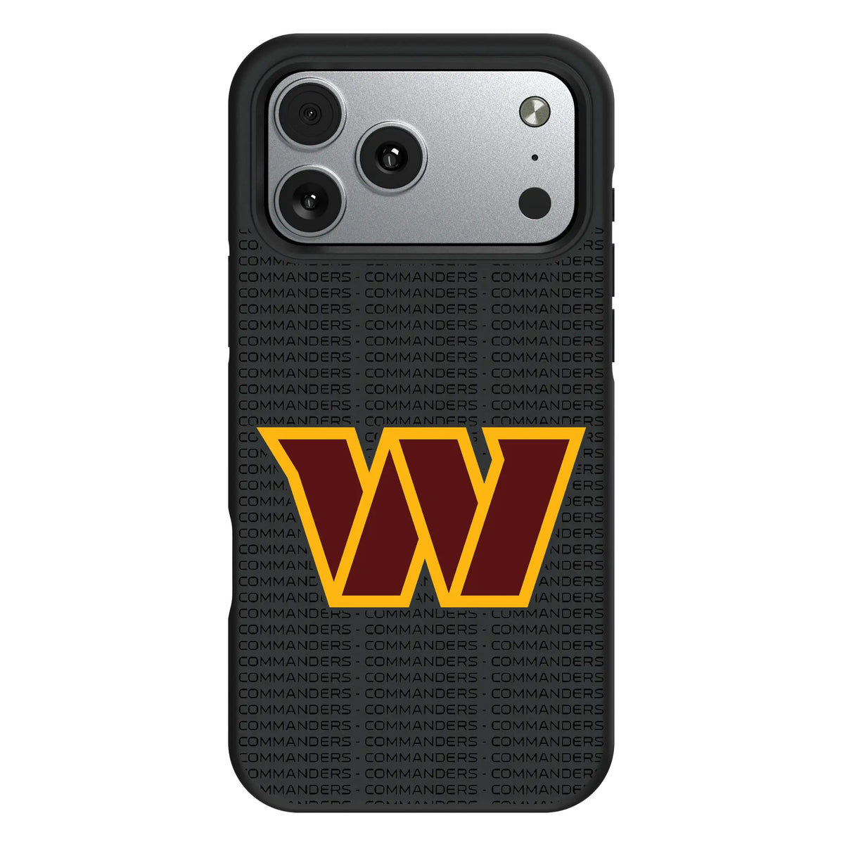 Washington Commanders Text Backdrop iPhone Bump Phone Case for Apple iPhone#Device_iPhone 17 Pro Max