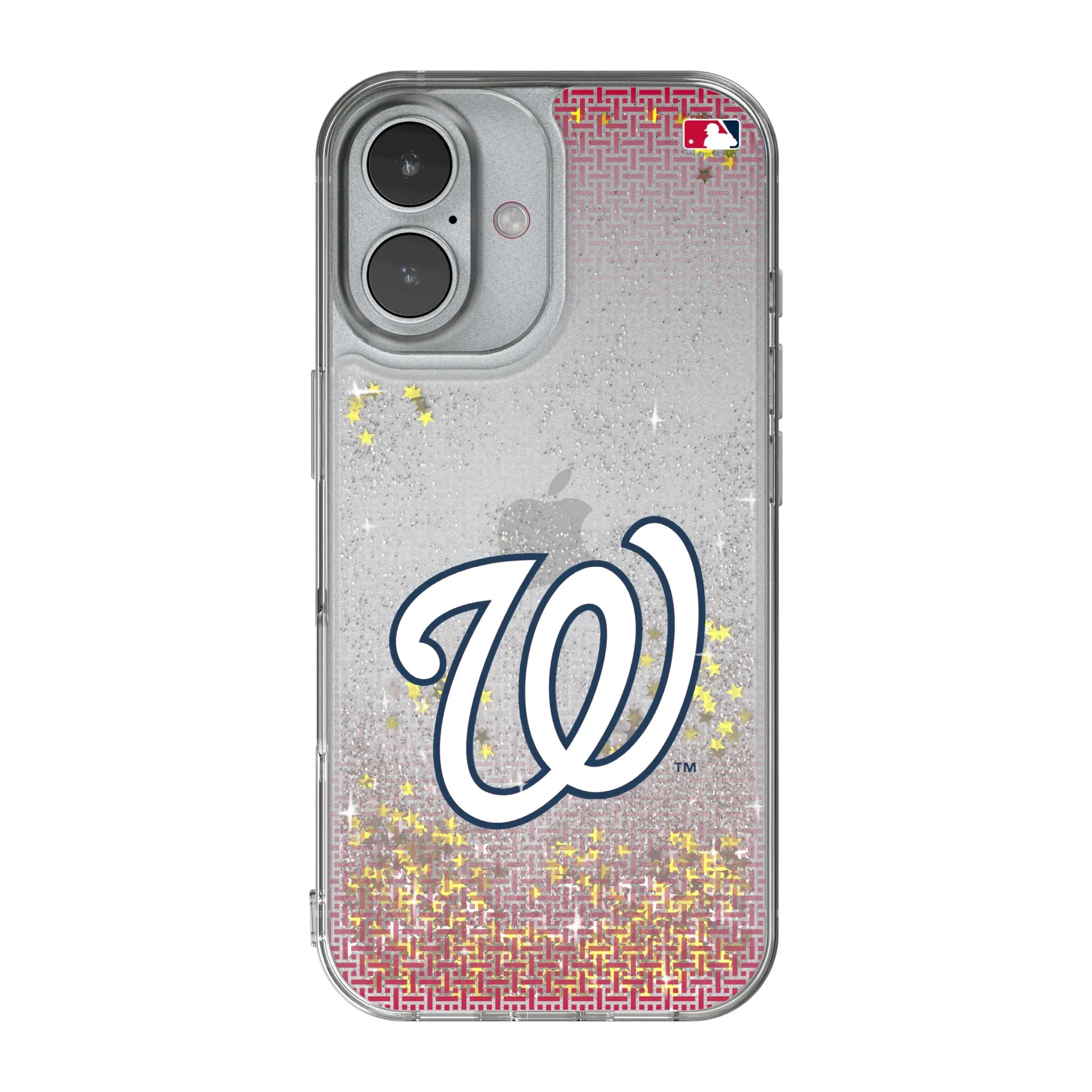 Washington Nationals Linen iPhone Glitter Phone Case for Apple iPhone