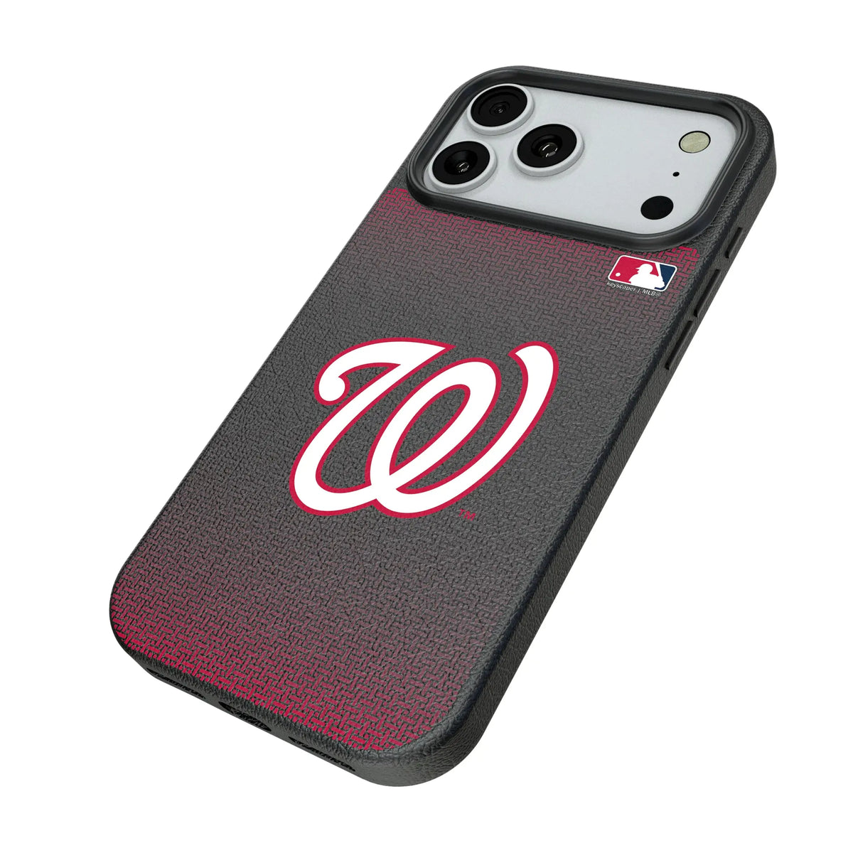 Washington Nationals Linen iPhone MagSafe Compatible Phone Case for Apple iPhone - Isometric View#Device_iPhone 18 Pro Max