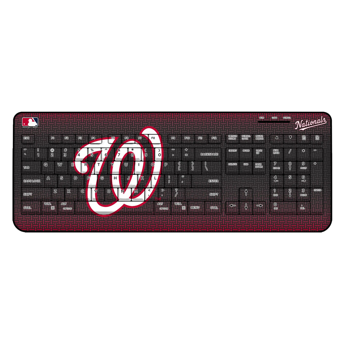 Washington Nationals Linen Wireless USB Keyboard