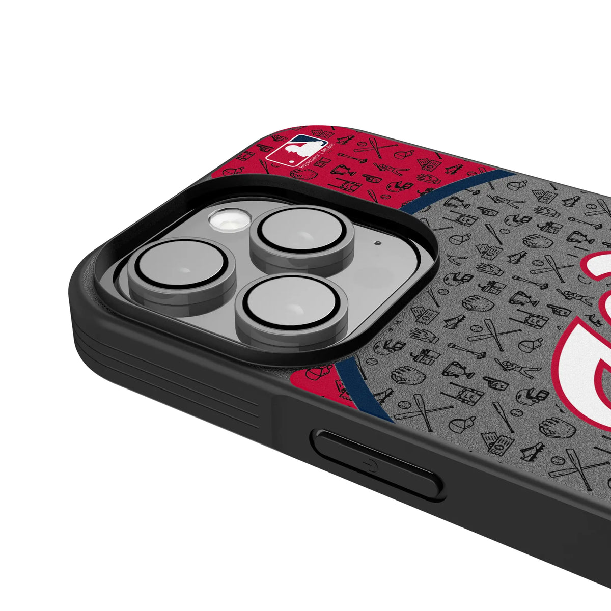Washington Nationals Personalized Circle iPhone Bump Phone Case for Apple iPhone - Detail