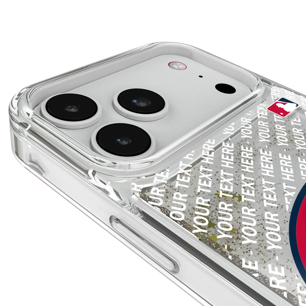 Washington Nationals Personalized EndZone Plus iPhone Glitter Phone Case for Apple iPhone - Detail#Device_iPhone 18 Pro Max