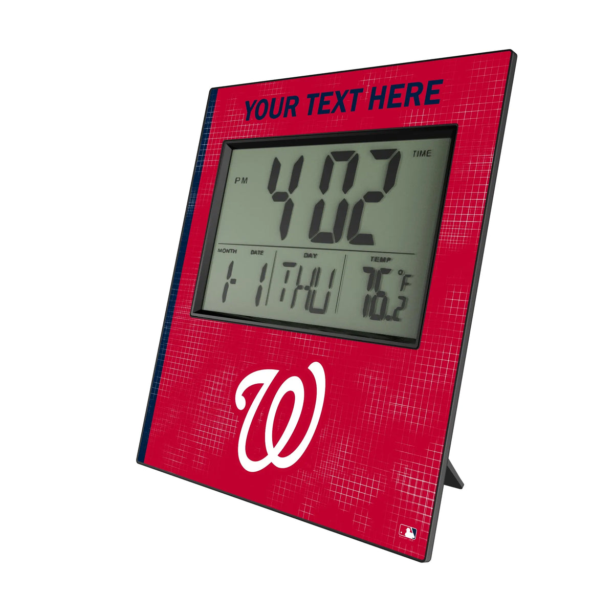 Washington Nationals Personalized Hatch Wall Clock