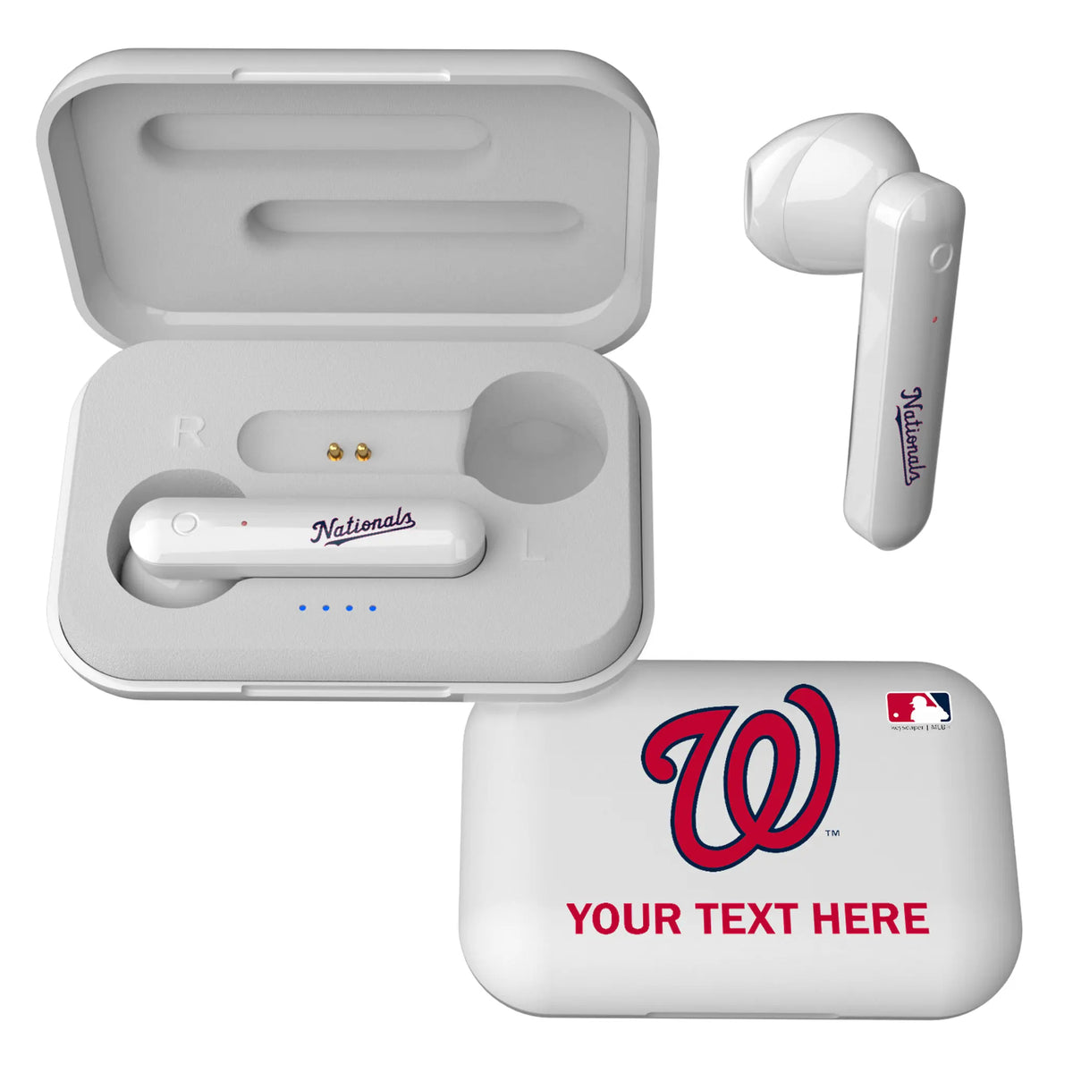 Washington Nationals Personalized Insignia Wireless TWS Earbuds