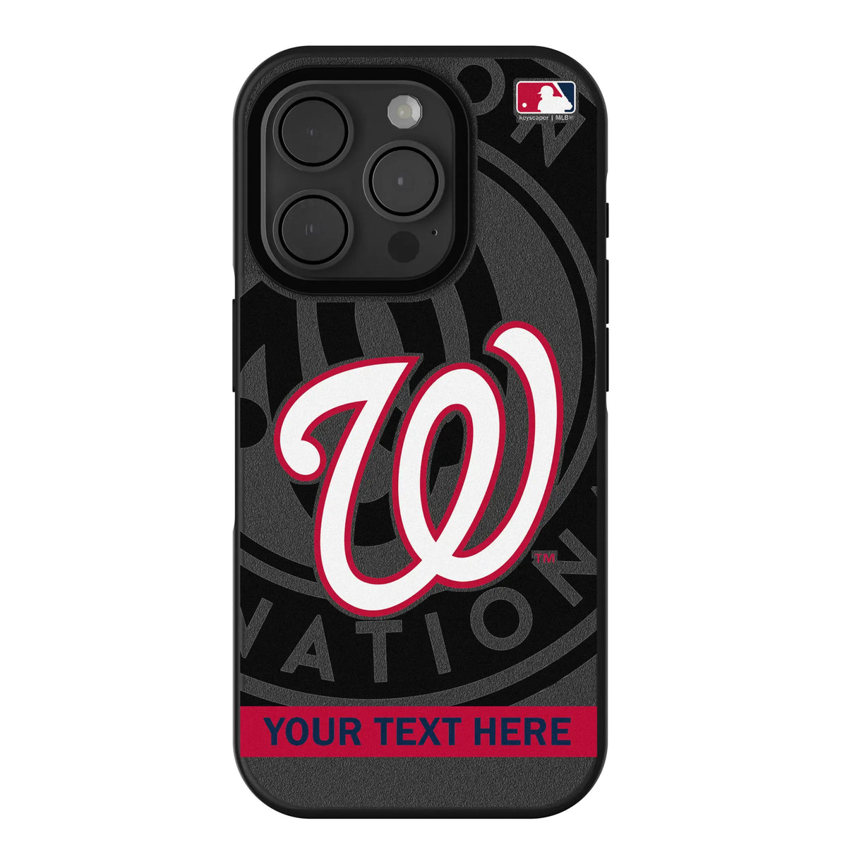 Washington Nationals Personalized Tilt iPhone Bump Phone Case for Apple iPhone