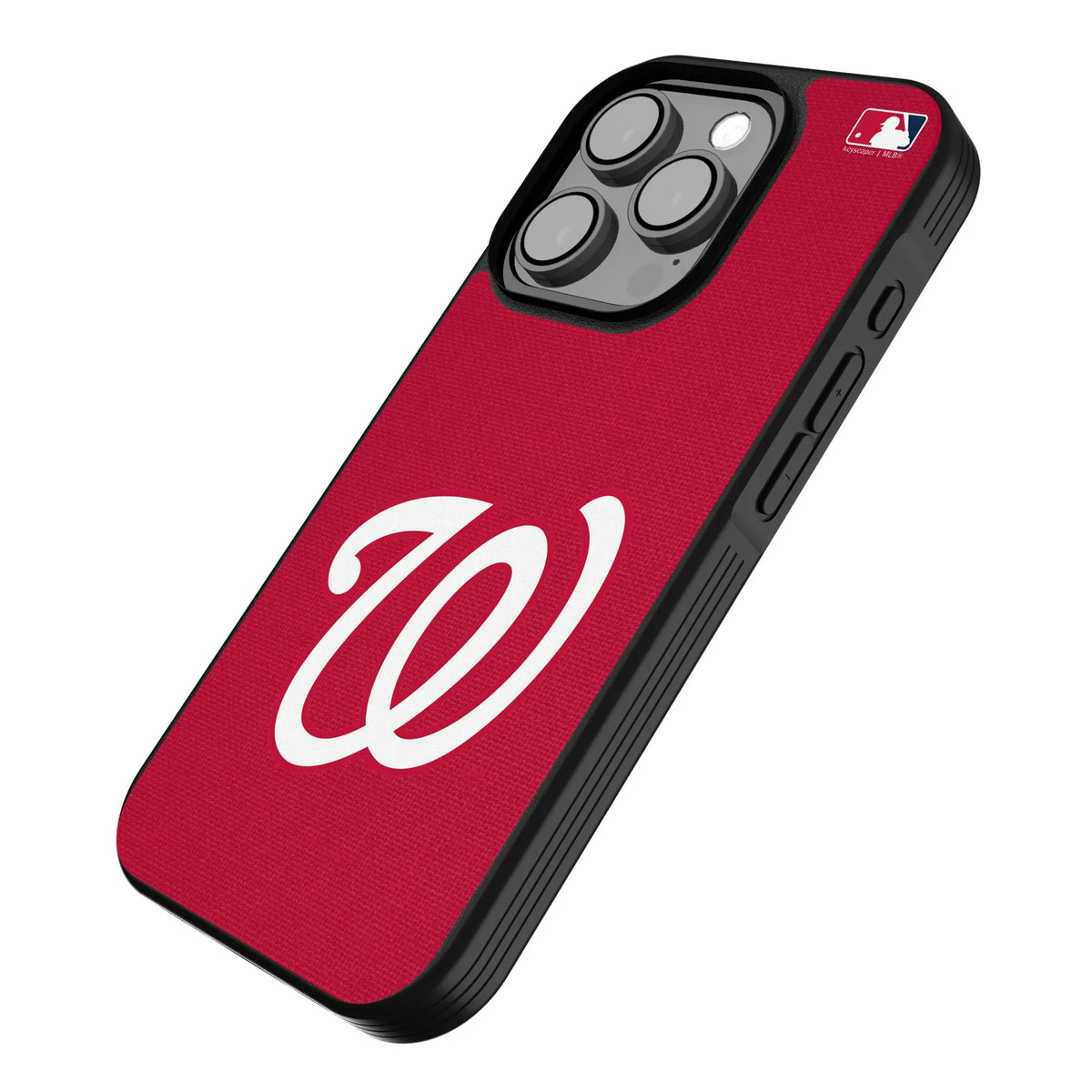 Washington Nationals Solid iPhone Bump Phone Case for Apple iPhone - Isometric View