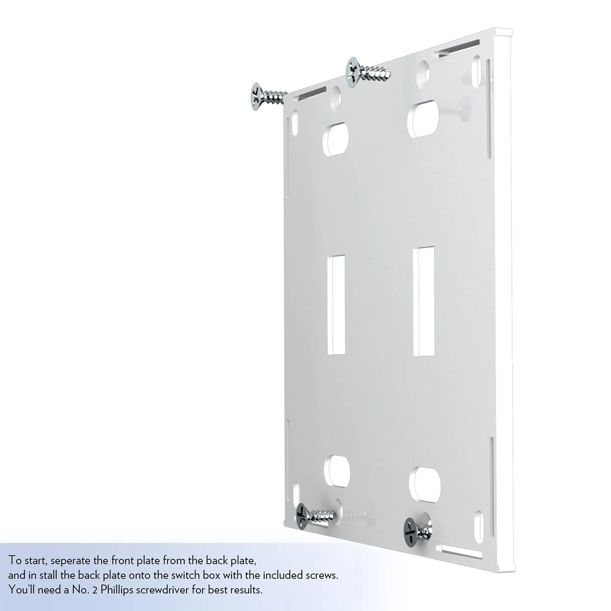 Washington Nationals Solid Hidden-Screw Light Switch Plate