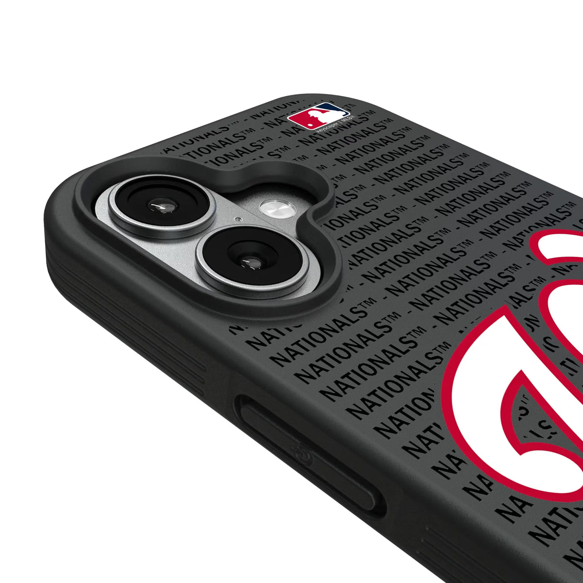 Washington Nationals Text Backdrop iPhone Bump Phone Case for Apple iPhone - Detail#Device_iPhone 17