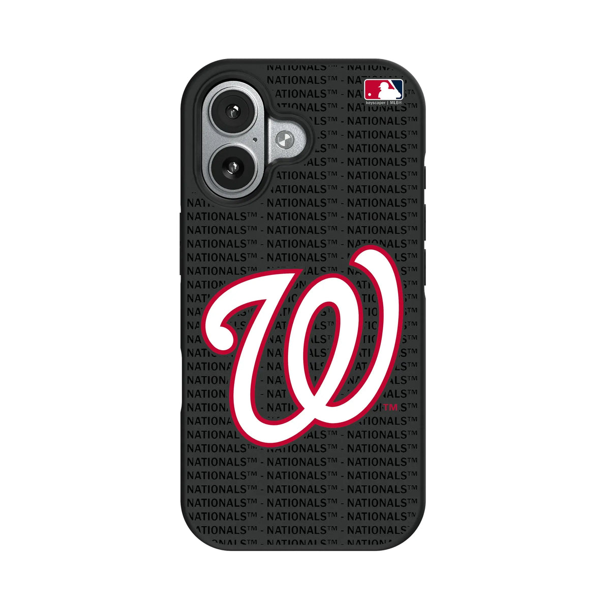 Washington Nationals Text Backdrop iPhone Bump Phone Case for Apple iPhone#Device_iPhone 17