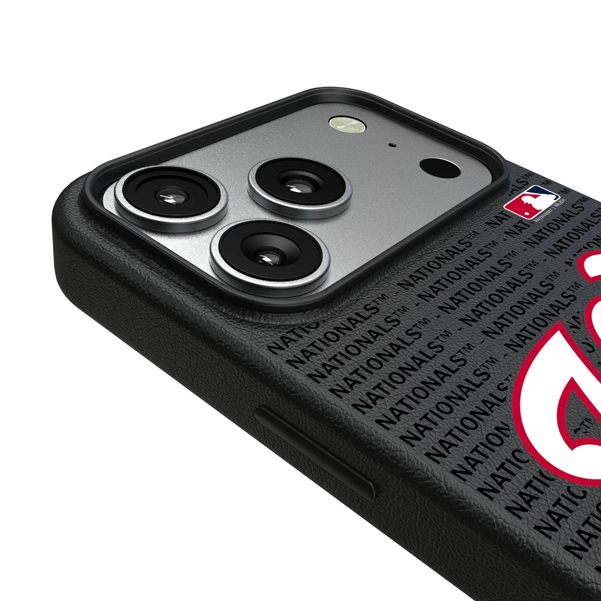 Washington Nationals Text Backdrop iPhone MagSafe Compatible Phone Case for Apple iPhone - Detail#Device_iPhone 17 Pro