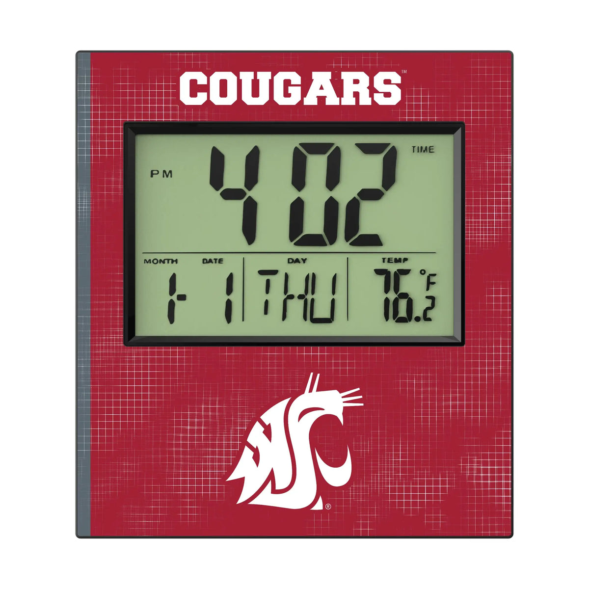 Washington State University Cougars Hatch Wall Clock