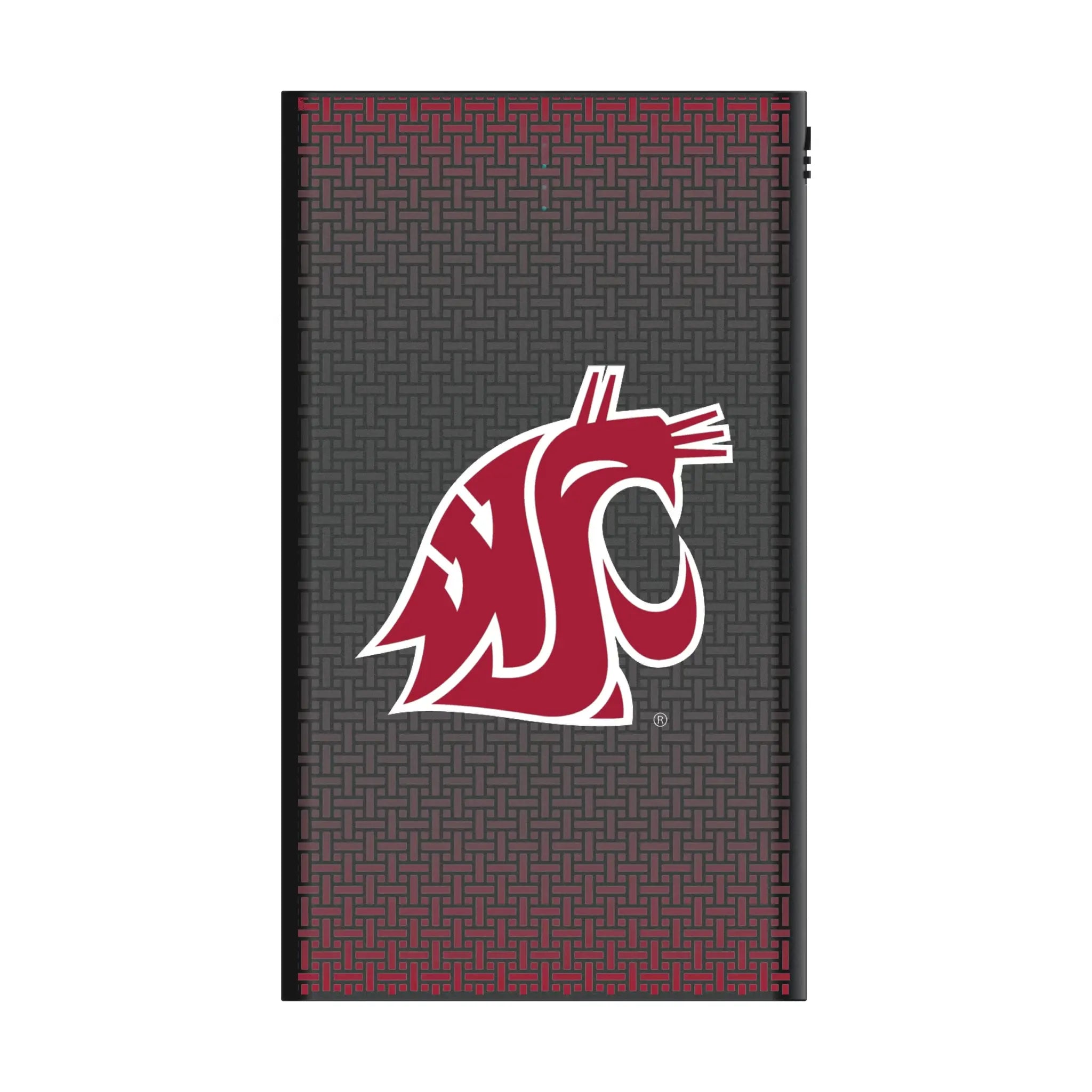 Washington State University Cougars Linen 5000mAh Flat Power Bank