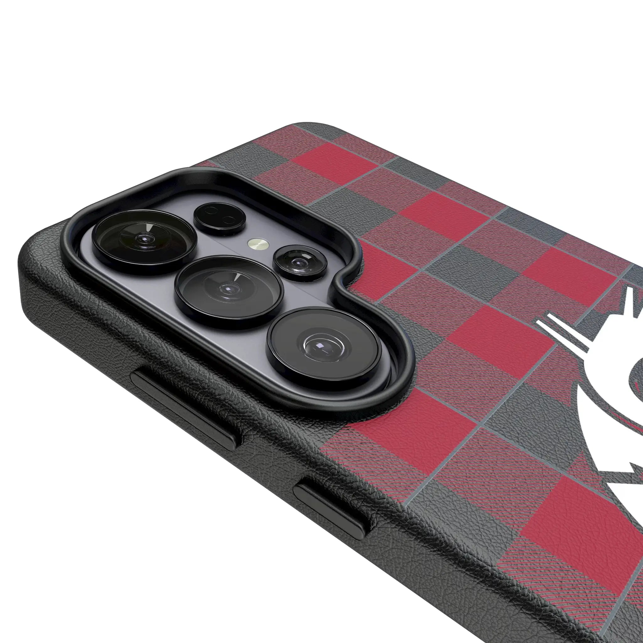 Washington State University Cougars Plaid Galaxy MagSafe Compatible Phone Case for Samsung Galaxy - Detail#Device_Galaxy S26 Ultra