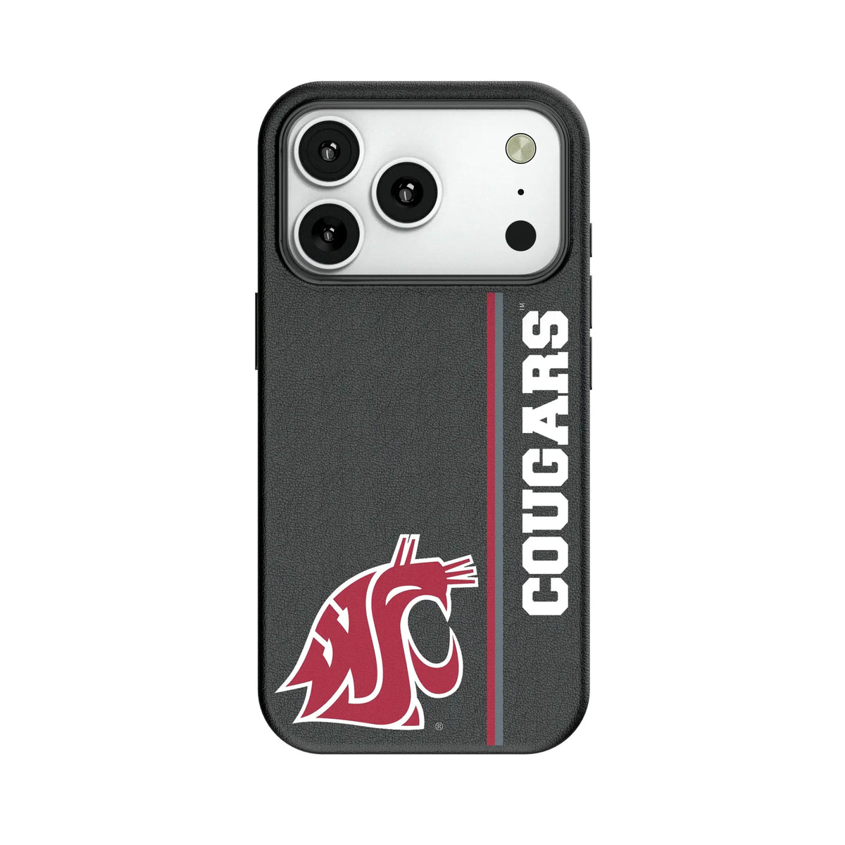 Washington State University Cougars Sidebar MagSafe Compatible Phone Case for Apple iPhone