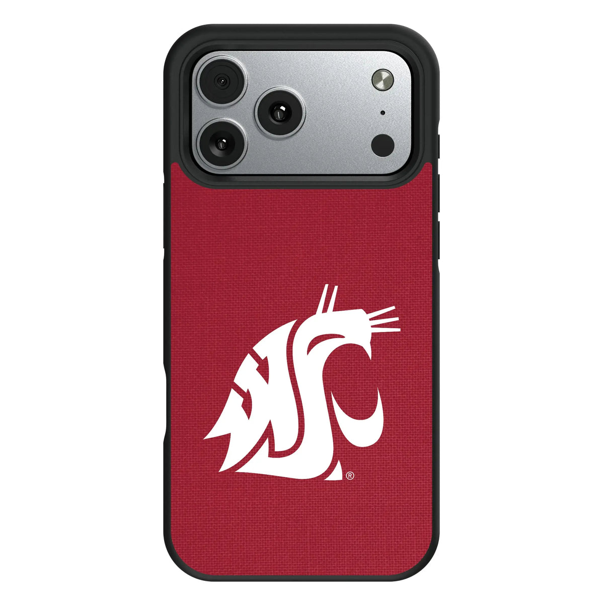 Washington State University Cougars Solid iPhone Bump Phone Case for Apple iPhone#Device_iPhone 17 Pro Max