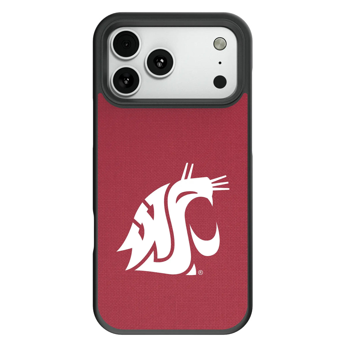 Washington State University Cougars Solid Bump Phone Case for Apple iPhone