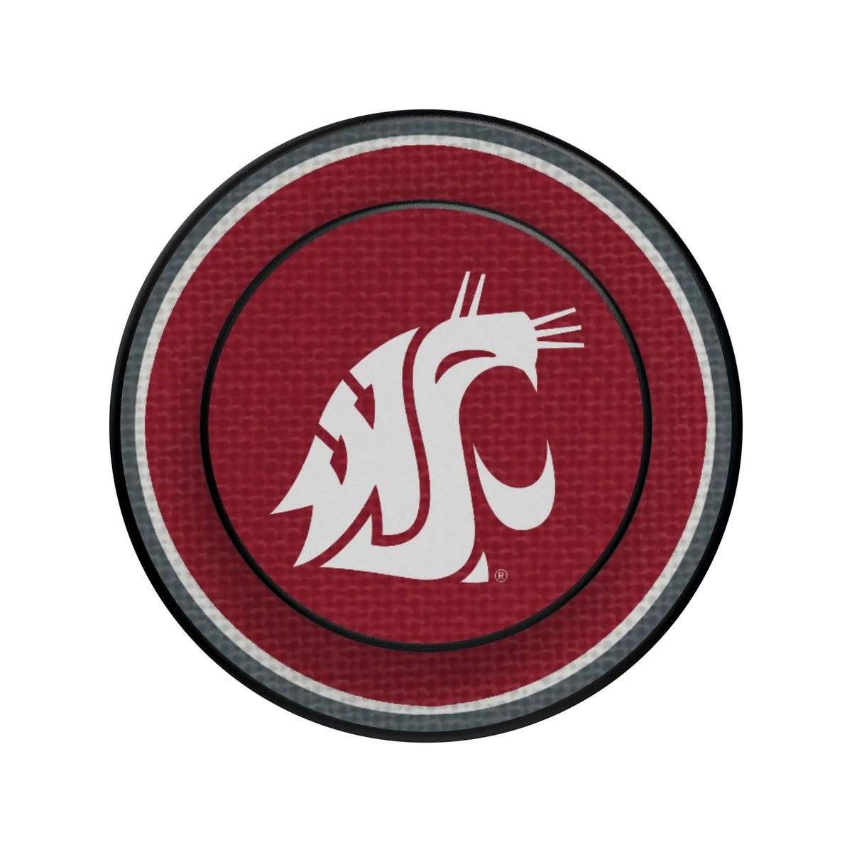 Washington State University Cougars Stripe Popsockets Round Magnetic
